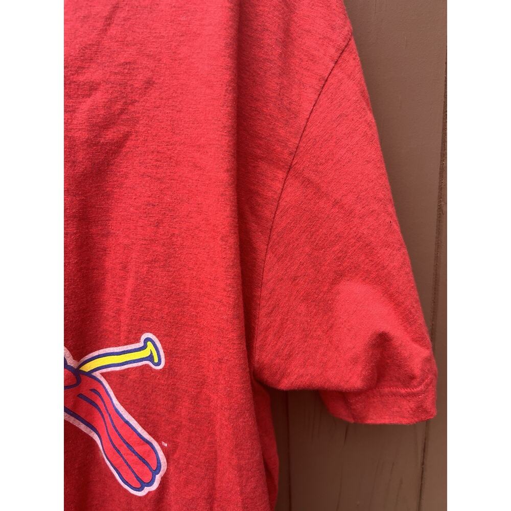 MLB St Louis Cardinals Tee Shirt Men’s XL Red Cardinal Graphic - Picture 3 of 11